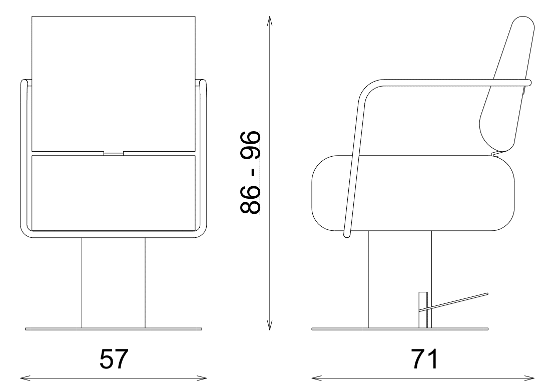 Fauteuil de Coiffure CU29