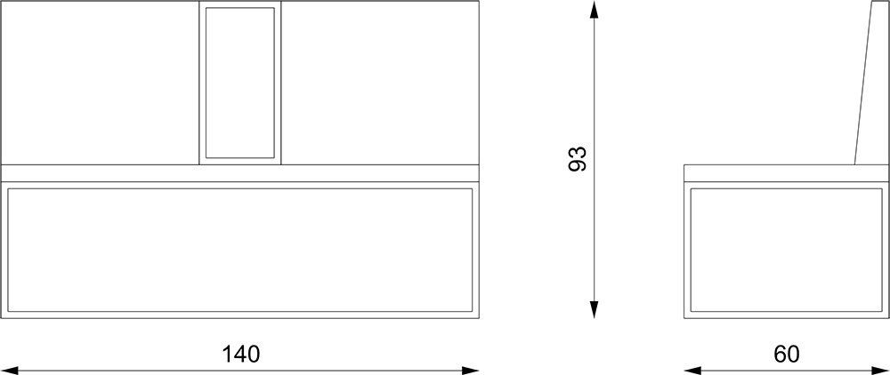 Canapé d'Attente FLORA