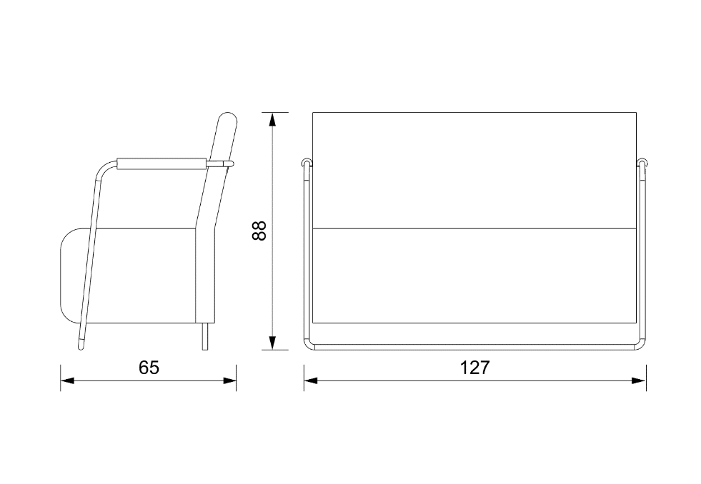Canapé d'Attente CU29