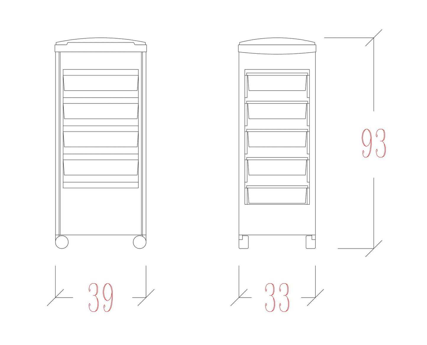 Chariot de Coiffure WOW