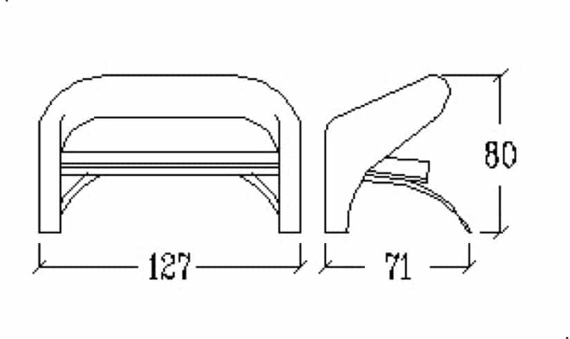 Canapé d'Attente GINEVRA
