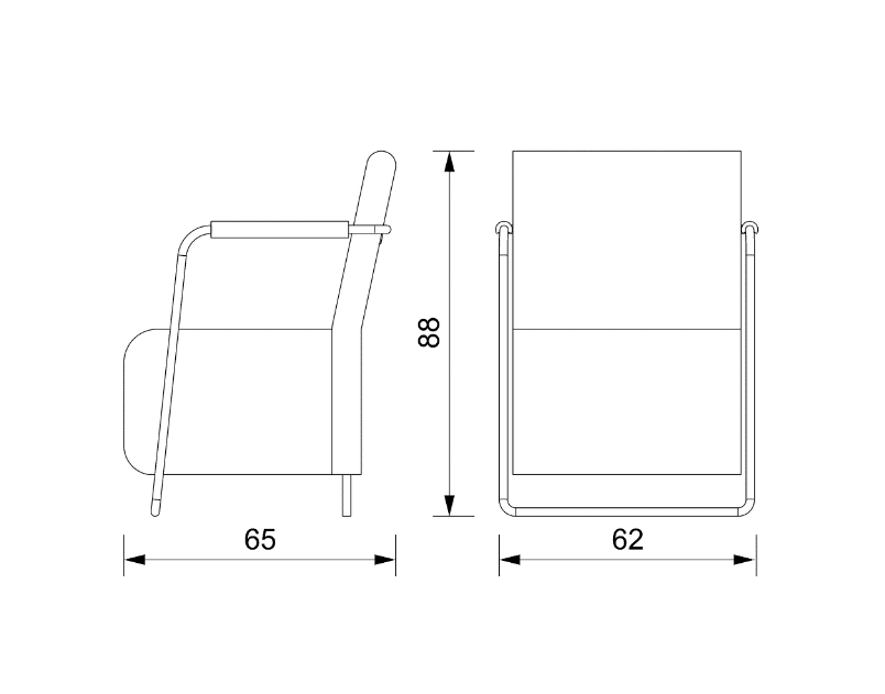 Fauteuil d'Attente CU29