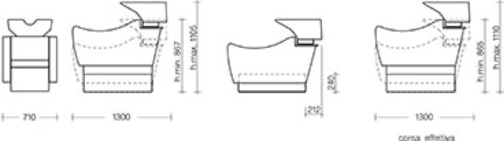 Fauteuil de Lavage PUSH-UP