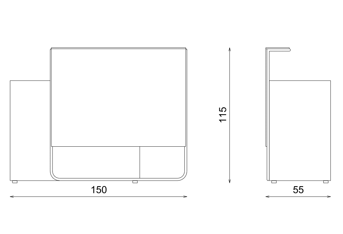 Meuble de Réception CU29 DESK