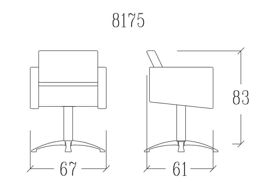 Fauteuil de Coiffure TRAFALGAR