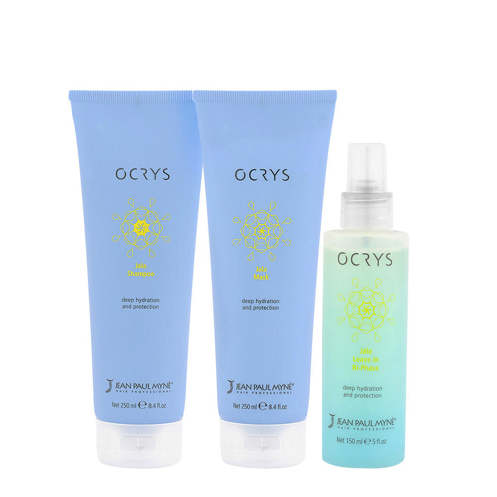 KIT Ocrys Jala Shampoo 250ml Mask250ml Spray biphasique Hydrations 150ml