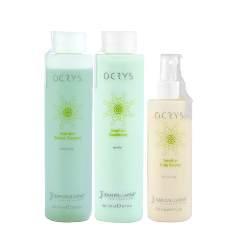 KIT Ocrys Sensitive Balance Shampoo250mlConditioner250ml Scalp Balance Spray 150ml