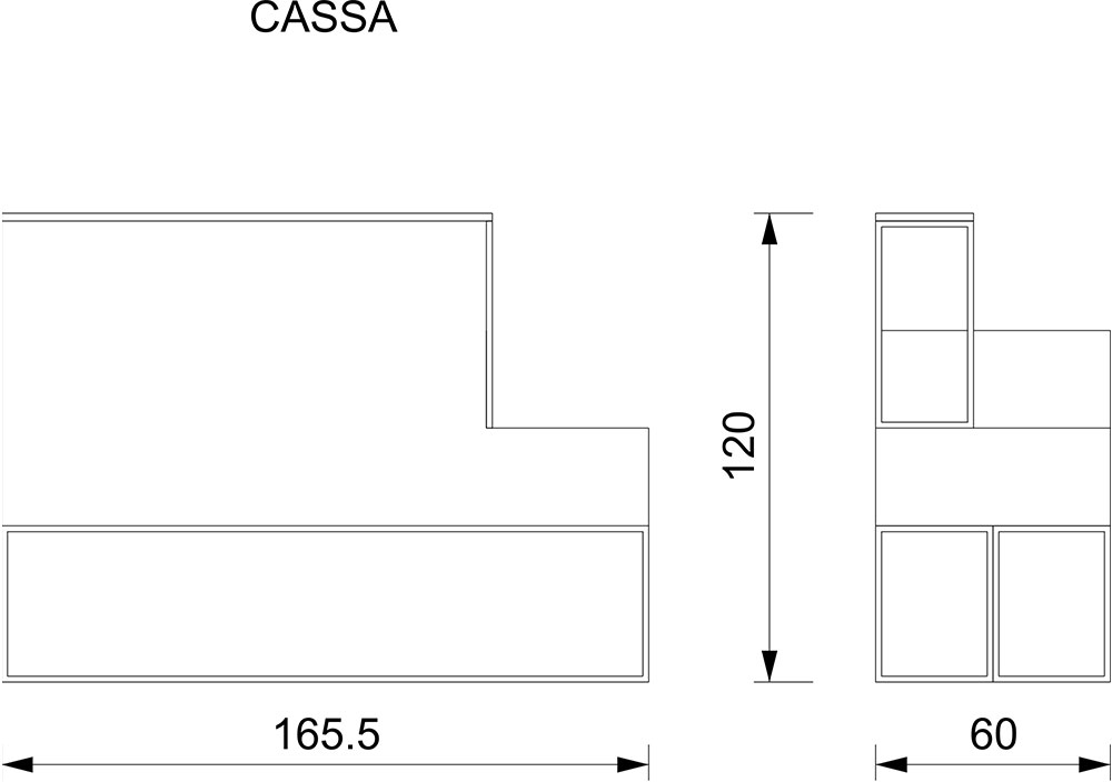 Meuble de Réception TAVOLO CASSA FLORA