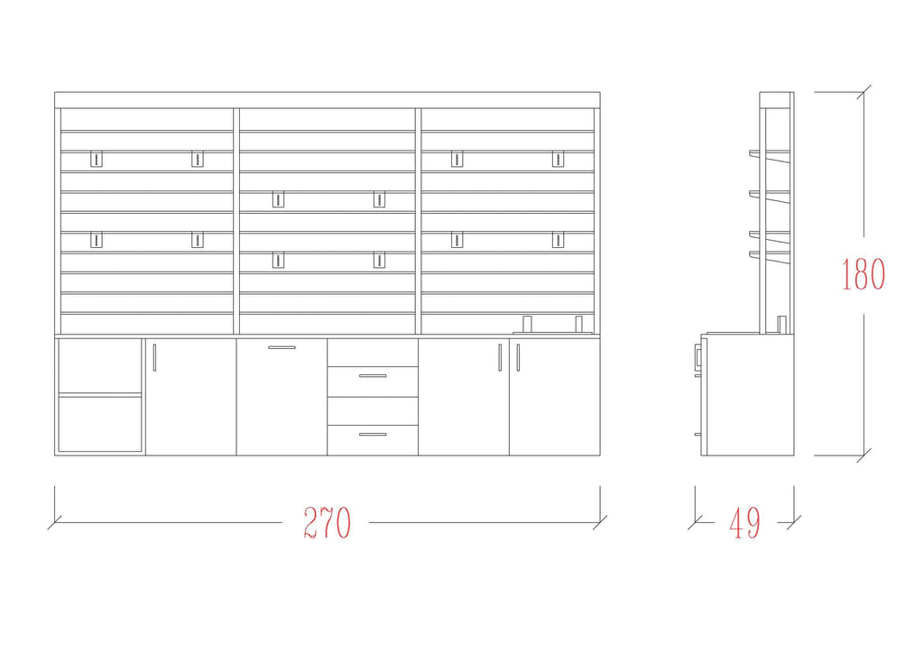 Meuble de Travail WOOD