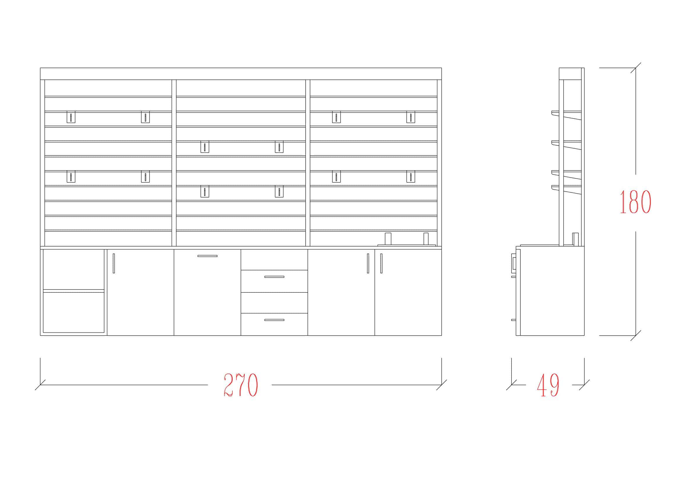Meuble de Travail WOOD