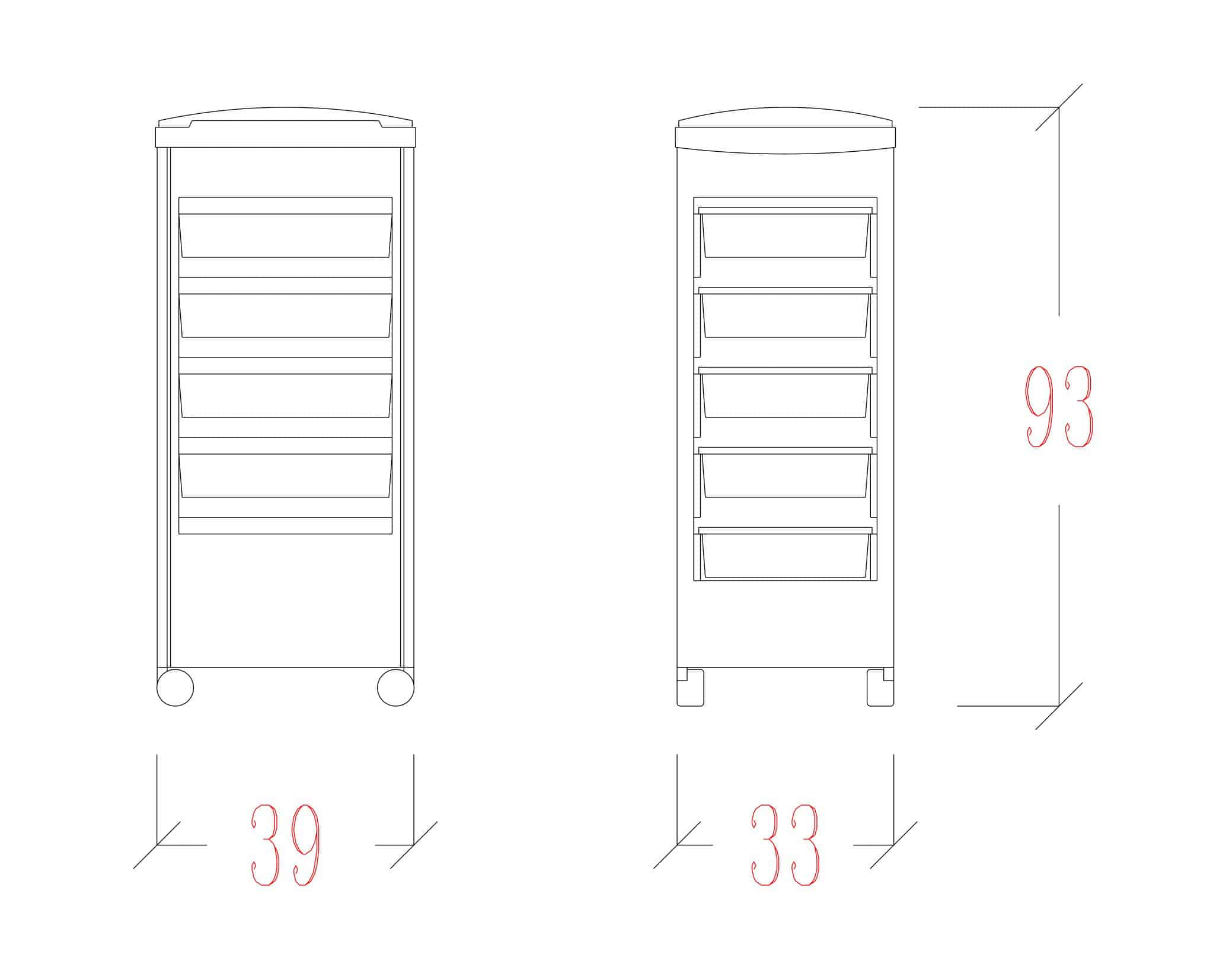 Chariot de Coiffure WOW