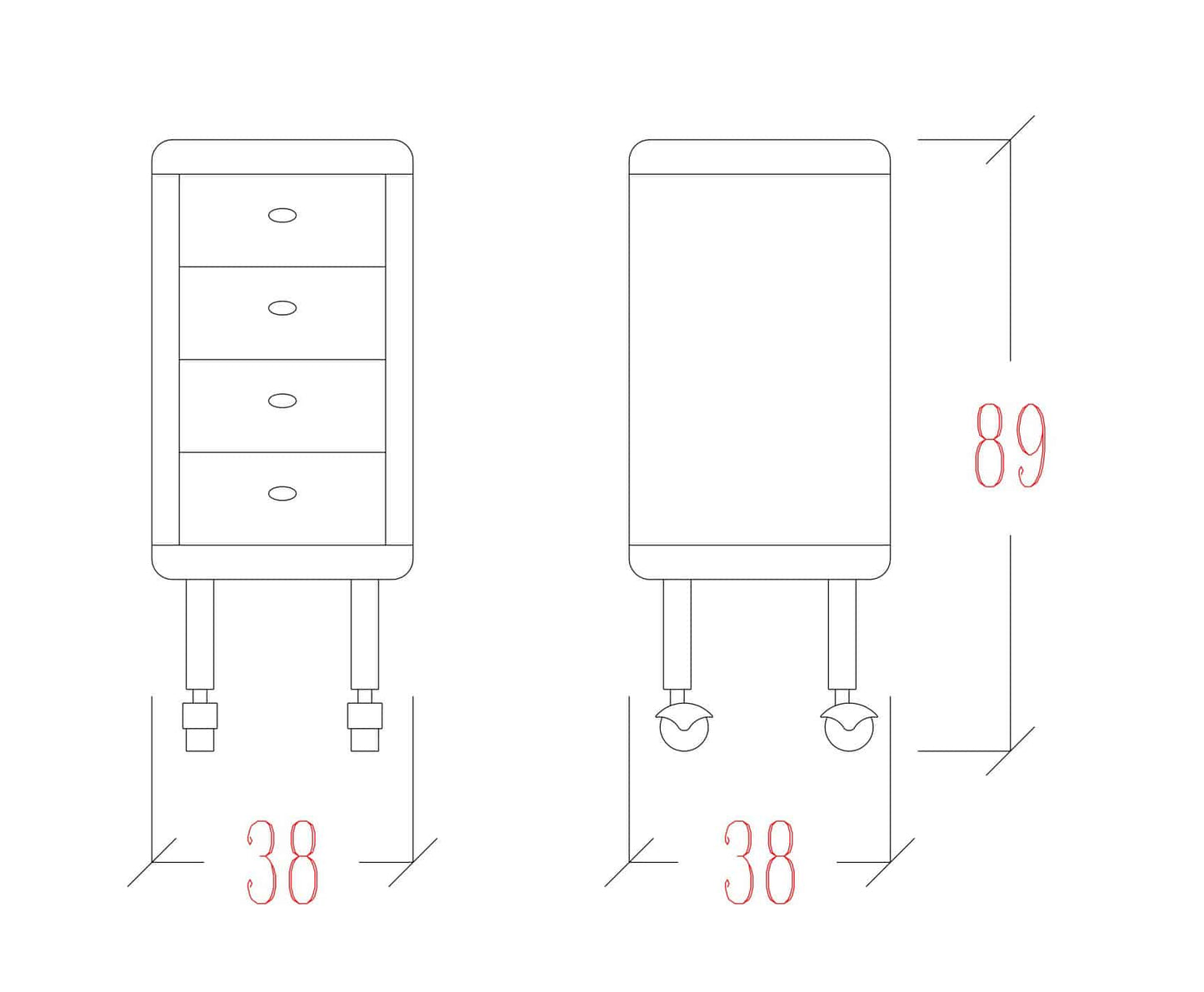 Chariot de Coiffure YOUNG