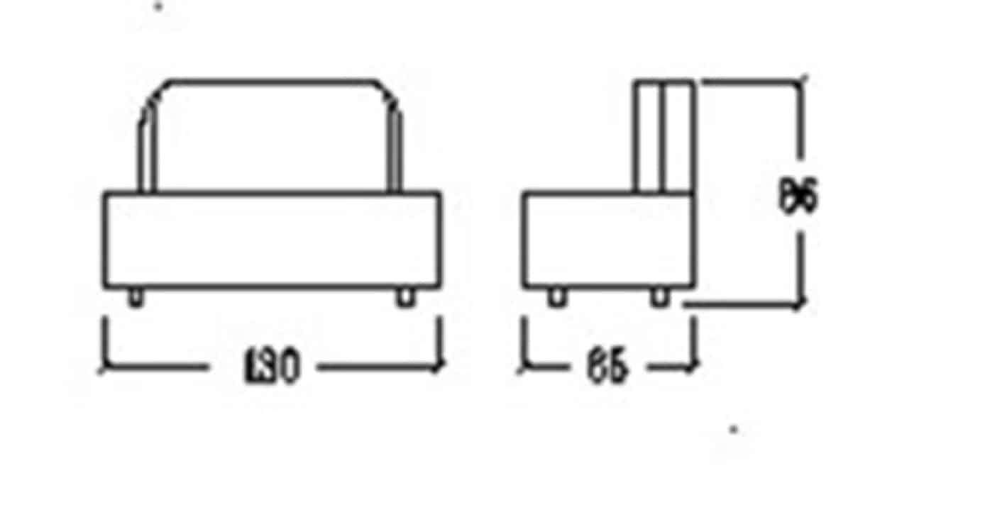 Canapé d'Attente FUSION