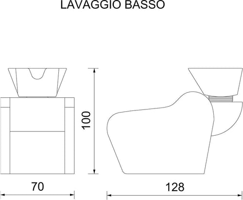 Fauteuil de Lavage BEAUTY BASKET FLORA