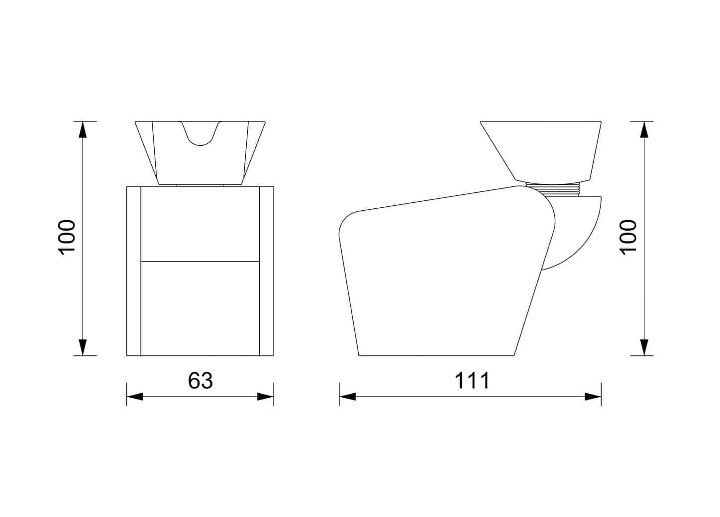 Fauteuil de Lavage DYLAN