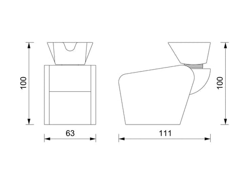 Fauteuil de Lavage DYLAN