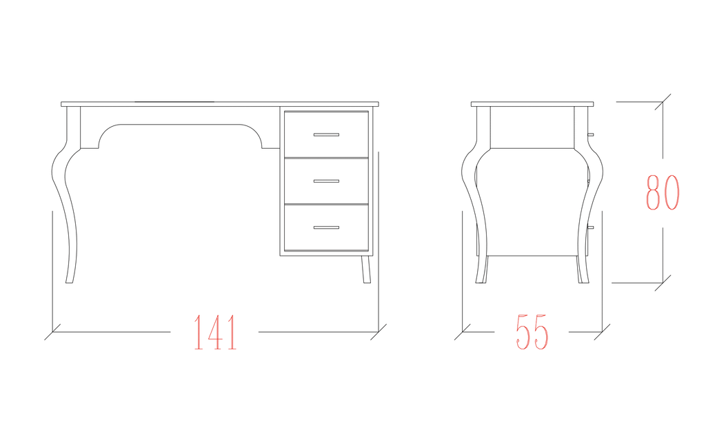 Table de Manucure MARILYN