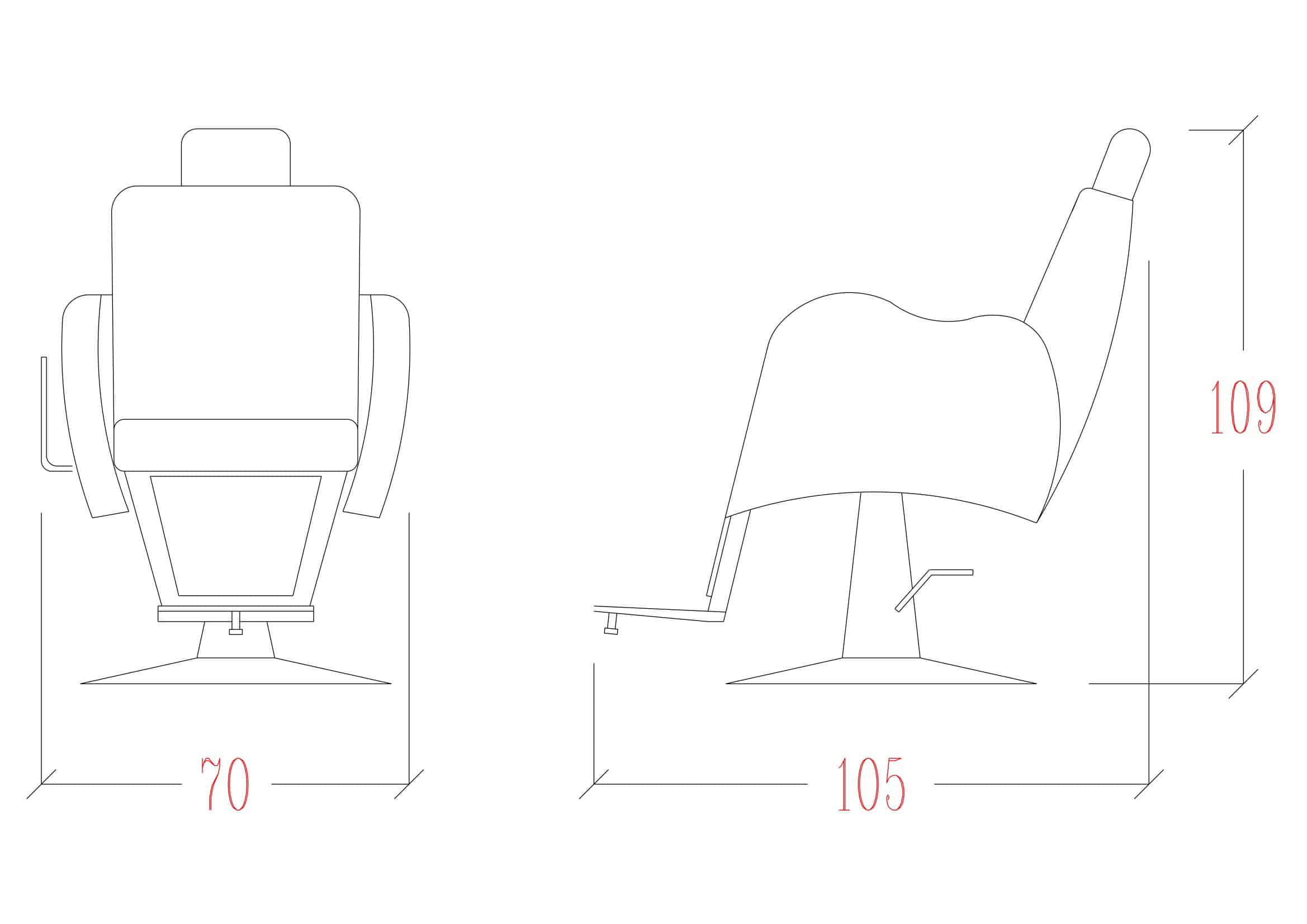 Fauteuil de Barbier NEWTON PLUS