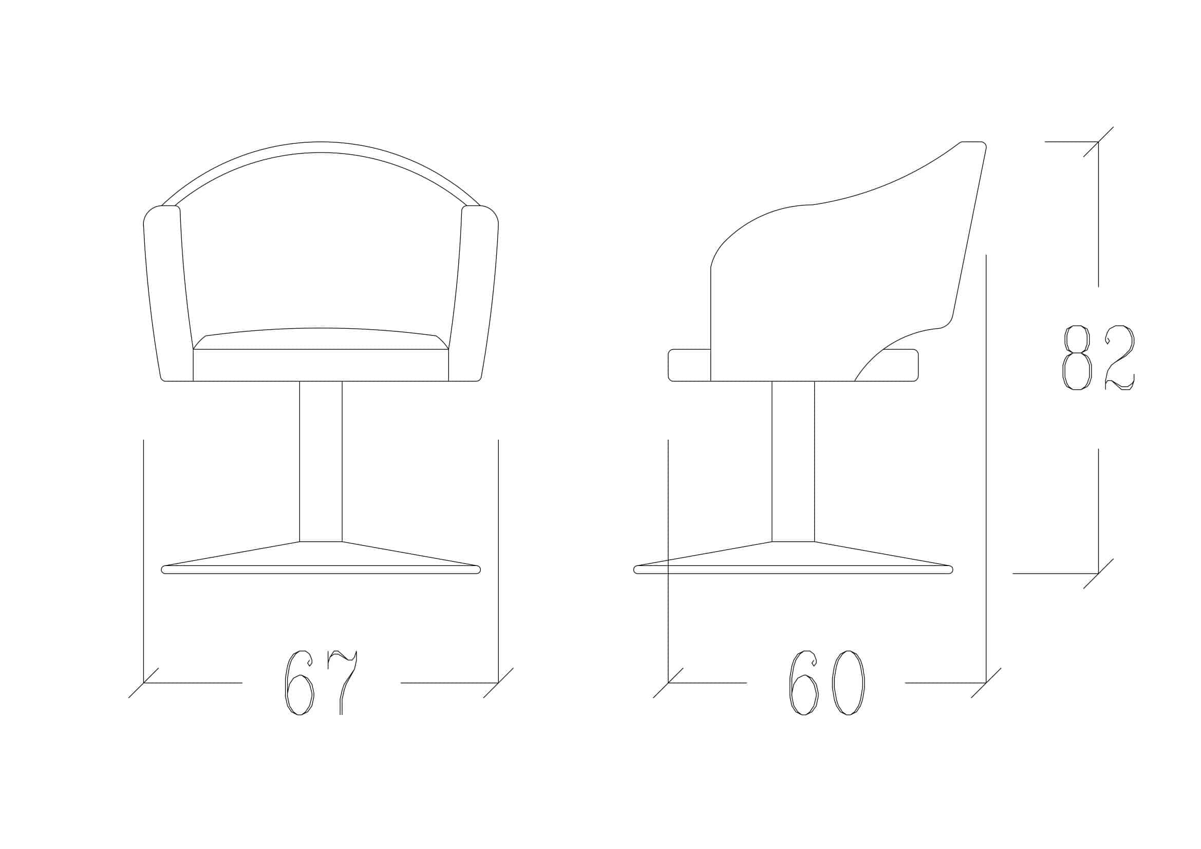 Fauteuil de Coiffure OXFORD