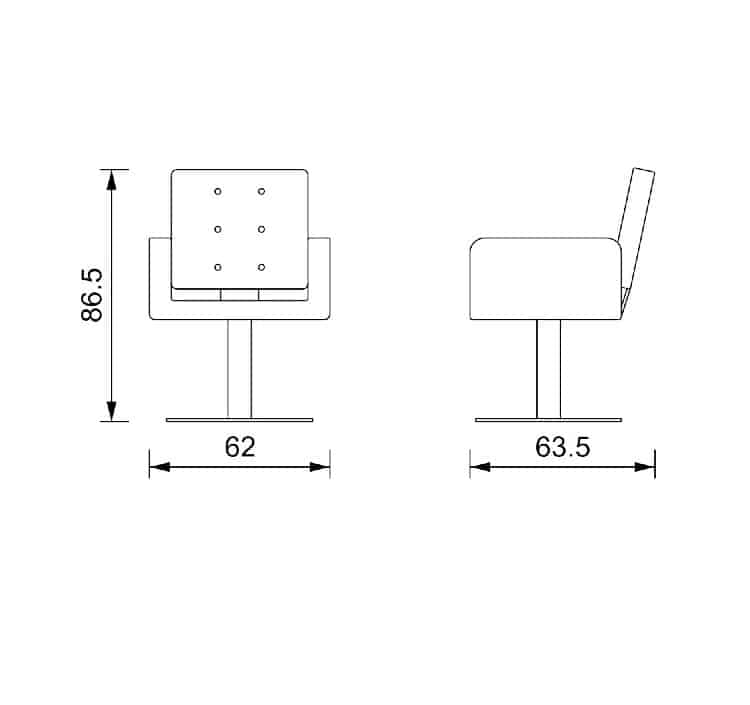 Fauteuil de Coiffure FRIDA